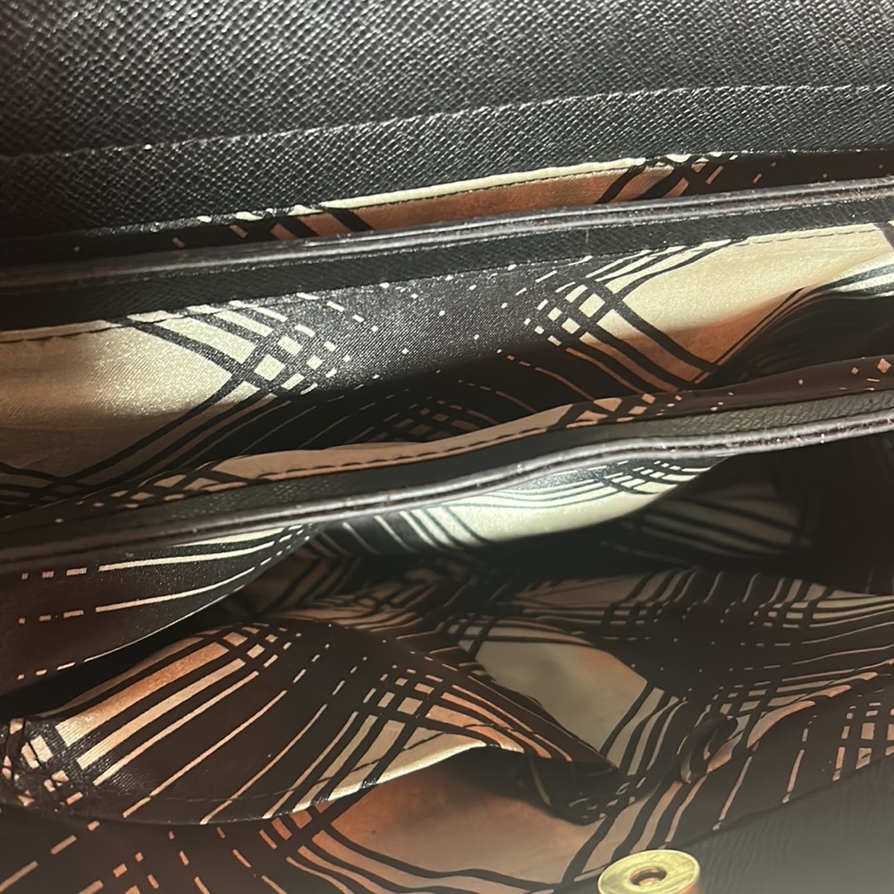 London Fog Faux Python tote EUC - Picture 9 of 17